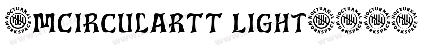 3MCircularTT Light字体转换